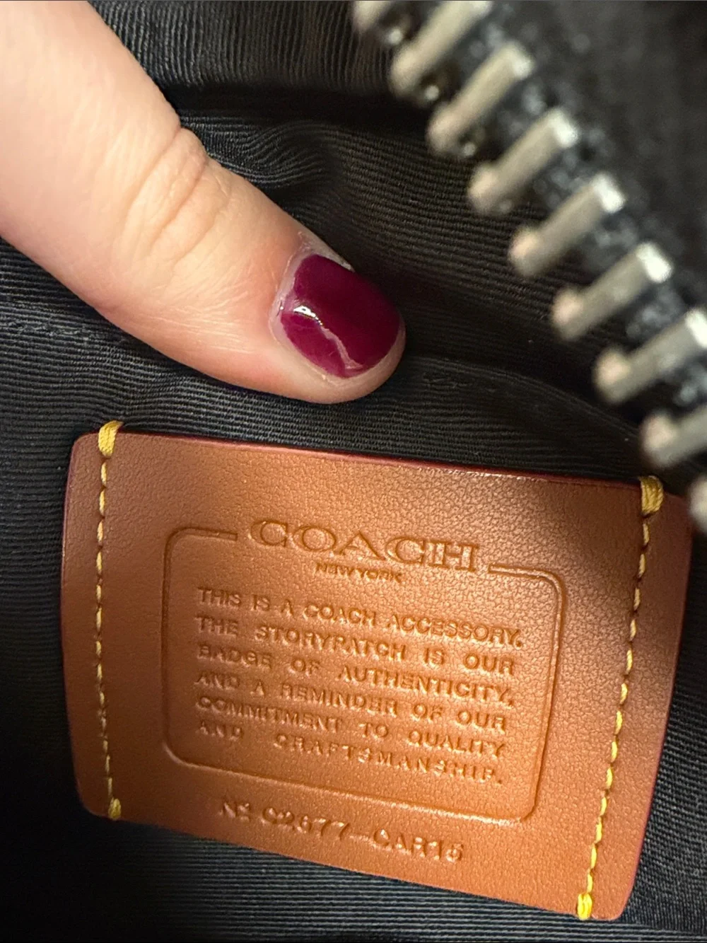 COACH SMALL TRAVEL KIT IN SIGNATURE GUNMETAL/CHARCOAL